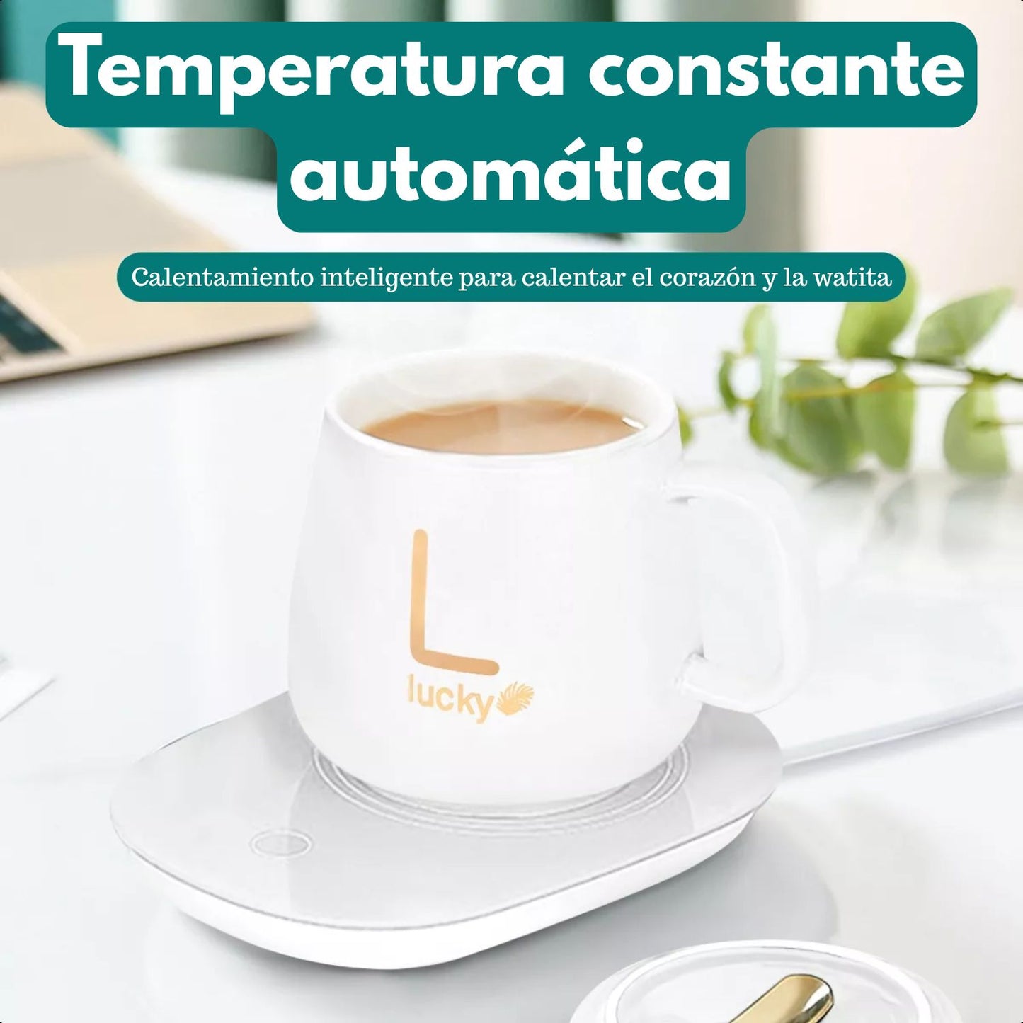 Taza Con Calentador Eléctrico 55°c