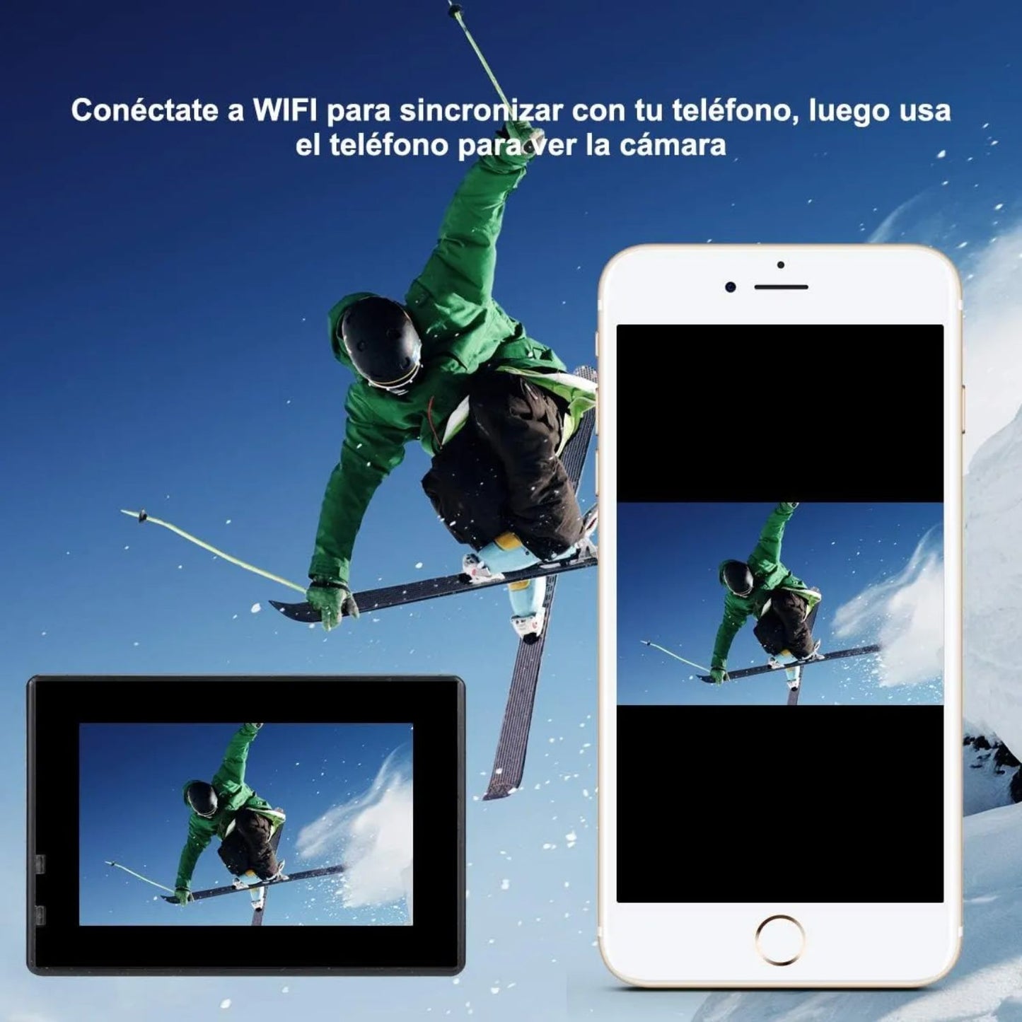 Camara Deportiva 4k Sports sumergible